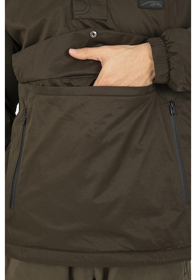 Maraton Sportswear Comfort Erkek Kapşonlu Uzun Kol Basic Haki Yağmurluk 21353-haki Haki