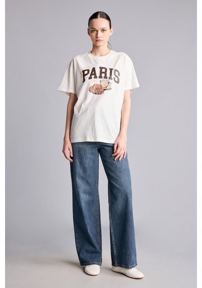 Defacto Straight Fit Koyu Mavi Kadın Jean Pantolon I2326ax/nm34