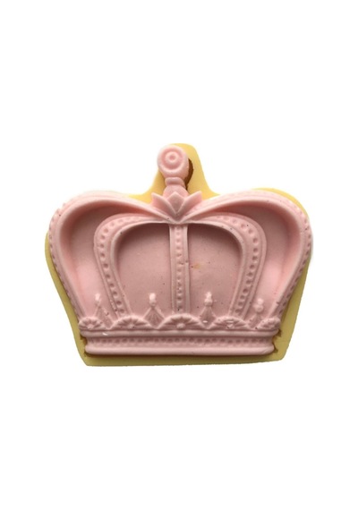 Kral Tacı Şeklinde Silikon Pasta Ve Seker Hamuru Kalibi 12x10x1,5 Cm 6