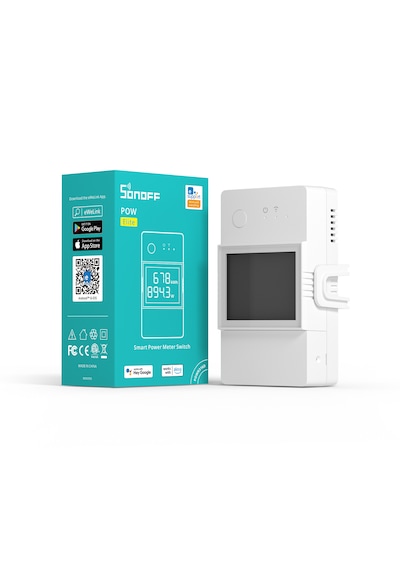 Sonoff Pow R3 20AH Dijital Ekranlı Akıllı Enerji Ölçer Röle