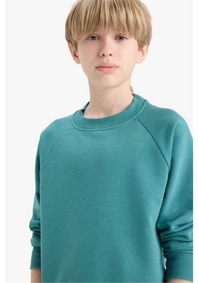 Defacto Bisiklet Yaka Basic Düz Okul Sweatshirt Erkek Çocuk E8415A825AU Yeşil Defacto Bisiklet Yaka Basic Düz Okul Sweatshirt Erkek Çocuk E8415A825AU Yeşil