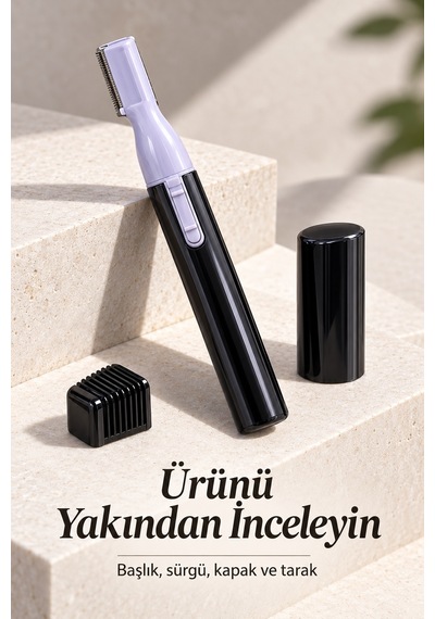 Sakal Bıyık Ve Kaş Düzeltici Kapaklı Ve Taraklı