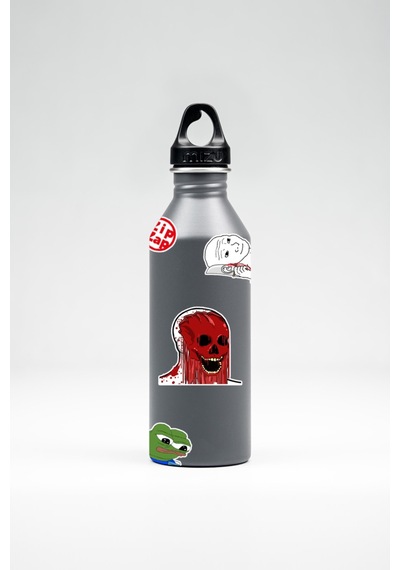 Wojak Ve Goril Memes Sticker Paketi 20 Adet Çok Renkli