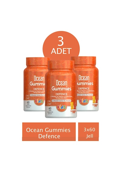 Ocean Gummies Defence 3 x 60 Çiğnenebilir Form