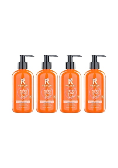 Radical Color New 25/freshmango Amonyaksız Su Bazlı Saç Boyası 250 Ml 4 Adet Mango