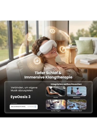 Bob Ve Brad Eyeoasis 3 - Isı Ve Soğuk Fonksiyonlu Beyaz Göz Masajı, Sıkıştırma Masajı Ve Müzik, Gergin Veya Kuru Gözler İçin Göz Maskesi, Erkekler Ve Kadınlar İçin Hediye Bob Ve Brad Eyeoasis 3 - Isı Ve Soğuk Fonksiyonlu Beyaz Göz Masajı, Sıkıştırma Masajı Ve Müzik, Gergin Veya Kuru Gözler İçin Göz Maskesi, Erkekler Ve Kadınlar İçin Hediye