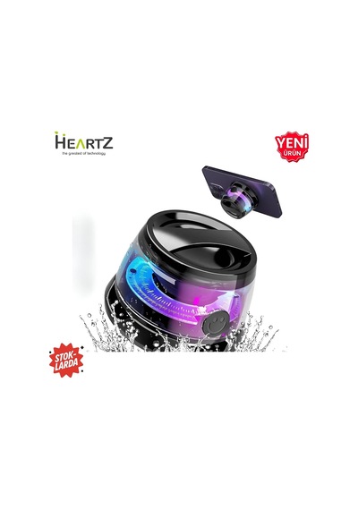 G300 Mıknatıslı Bluetooth Hoparlör Stand 5w Led Işıklı 5.4 Orange