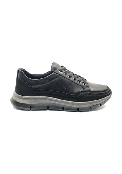 Dropland 9284 Hakiki Deri Erkek Casual Ayakkabı Siyah