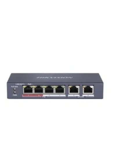 Hıkvısıon Ds-3e0106p-e/m 10/100 4 Port Poe Swıtch