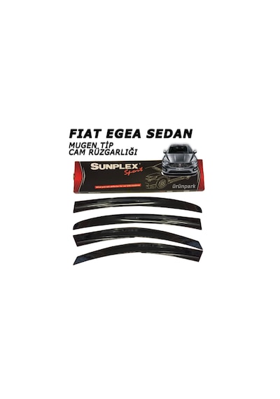 Sunplex Fiat Egea Sedan Cam Rüzgarlığı Mugen Tip