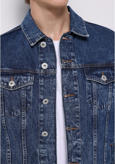 Colin's Colins Regular Fit Düğmeli Astarsız Erkek Mavi Ceket Cl1077295 Q1.v1 Dn44274 Denim