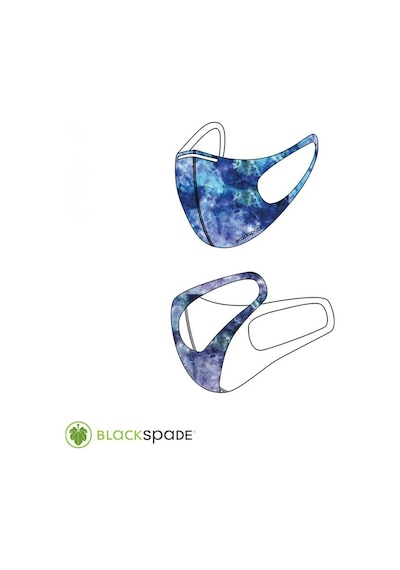 BLACKSPADE Unisex Koruyucu Maske Mermer Desen M