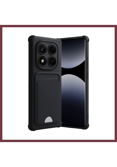 Storeşahin Redmi Note 14 Pro 5g Kelvin Kartvizitli Silikon - Siyah Shn0720
