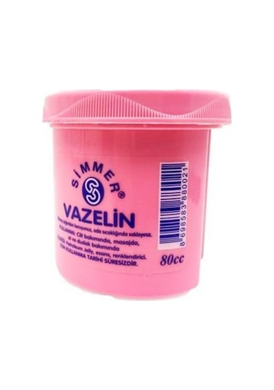 Simmer Gül Kokulu Pembe Vazelin 80 ML