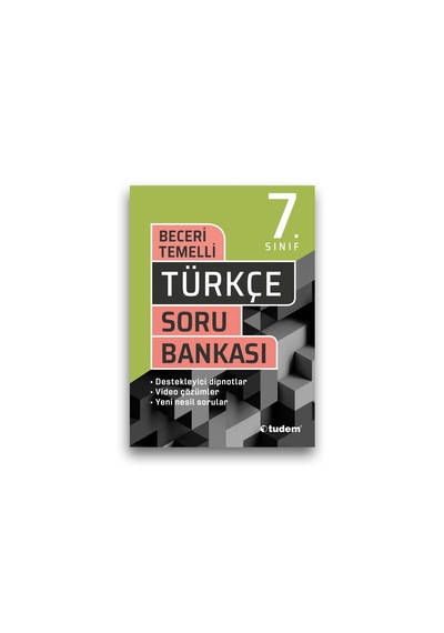 7. Sınıf Türkçe Beceri Temelli Soru Bankası Tudem Yayınları