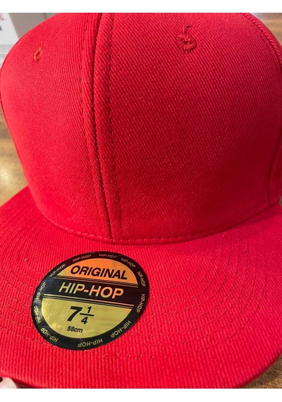 Hiphop Snapback Rapper Basket Kırmızı Kanvas Cap Şapka