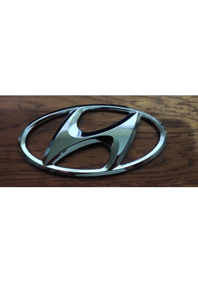 Hyundai Getz Ön Arma Amblem 2004 Uyumlu 13cmx6.6cm A Kalite İthal Krom Kaplama