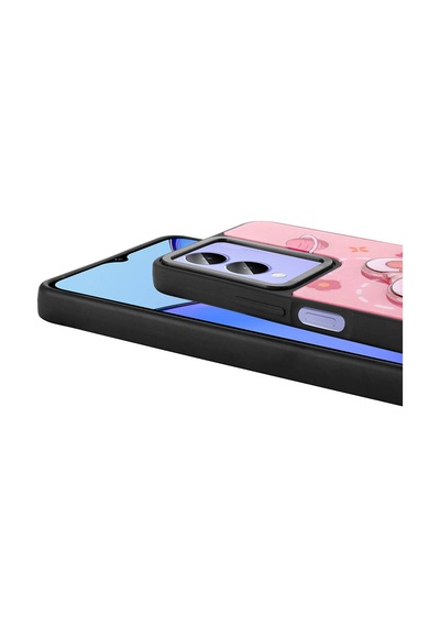 Vivo Y17s Kılıf Parlayan Kabartmalı İkonik Figürlü Tchs Amas Silikon Kapak - Mor Mor