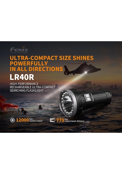 Fenix Lr 40 R Led Flash Light Çok Renkli