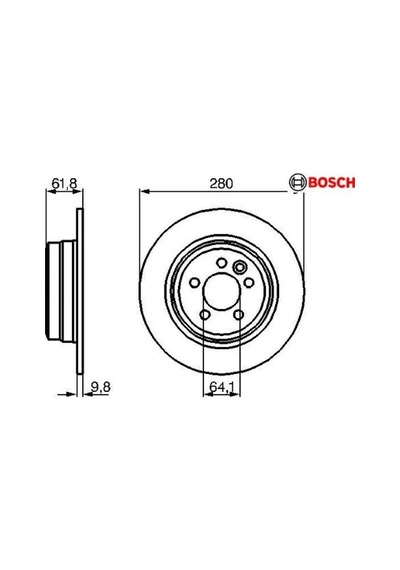 Fren Disk Arka Mg,rover 75 Zt 75 Sdb101100 Gbd90847 Sdb000870 Sdb10110