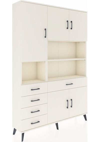 Arges Dolap 9 Raflı 5 Çekmeceli 5 Kapaklı 132x30x195 Aytaşı-a... Aytaşı Arges Dolap 9 Raflı 5 Çekmeceli 5 Kapaklı 132x30x195 Aytaşı-a... Aytaşı
