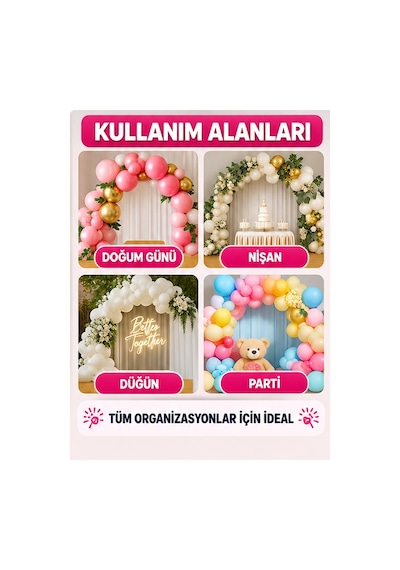 Mucit Home Çift Taraflı Yapışkan Balon Yapıştırma Bandı Sticker Damla Modeli Ve Uçan Balon Aparatı Yapıştırıcı Şeffaf