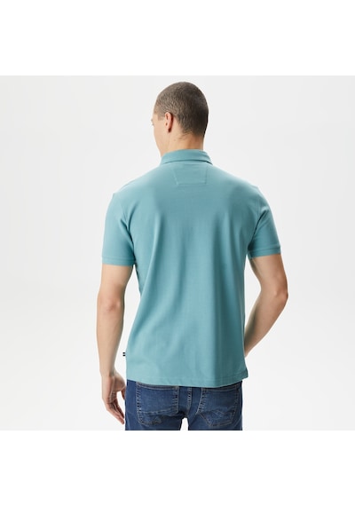 Nautica Nautıca Erkek Yeşil Slım Fıt Kısa Kollu Polo Düz K35062t Yeşil