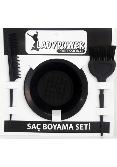 Lb Saç Boyama Seti - Boneli Çok Renkli