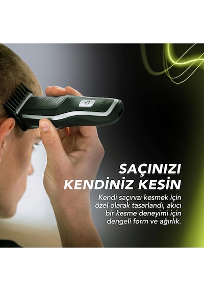 Wahl 3028049 Self-clip 360 Kablosuz Saç Kesim Makinesi 7 Saat