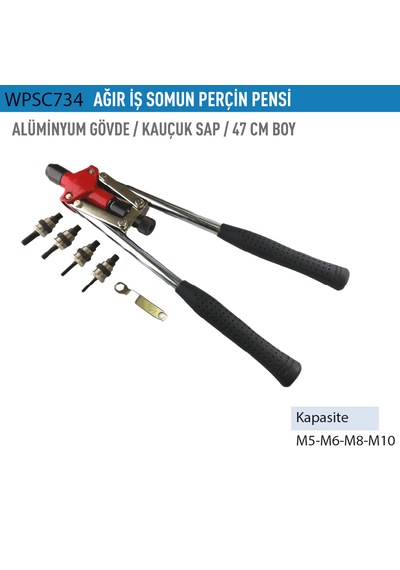 Wp Pro Ağır İş Somun Perçin Pensi 47cm