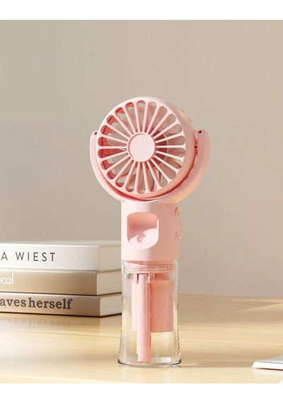 Mini Fan Şarjlı El Fanı Su Püskürtmeli Boyuna Asmalı Mini Klima Fan Vantilatör