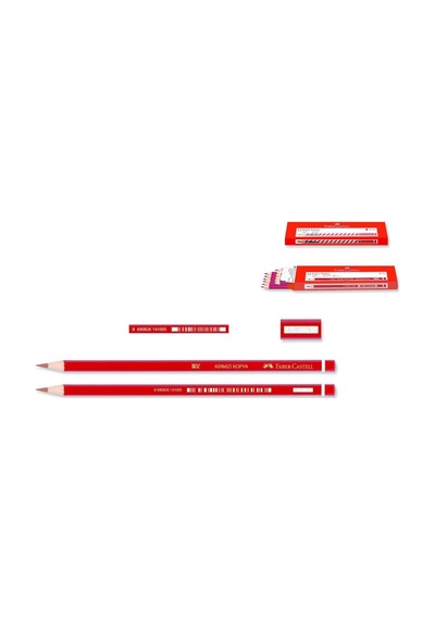 Faber Castell Kırmızı Kurşun Kalem 12'Li