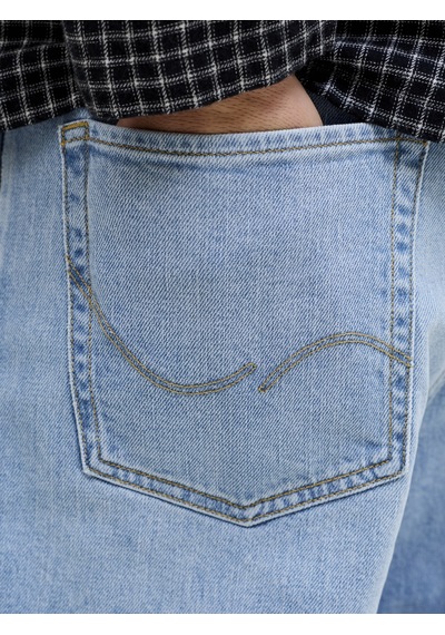 Erkek Bol Kesim Yüksek Bel Sort - Tony - 12289248 Blue Denim
