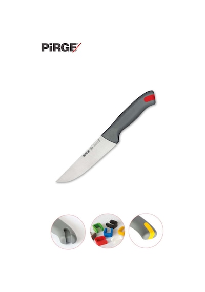 Pirge 37101 Gastro Kasap Bıçağı No 1 Bıçak 14.5 CM 7 Renk Kodlu çok renkli