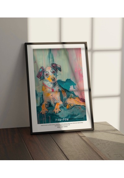 Paw-pow No:19 Art Print