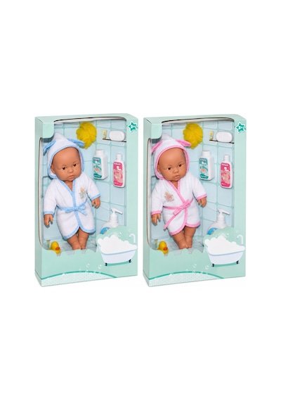 Storeşahin 030031 Nessiworld Banyo Zamanı Bebek Seti, 35 Cm / +3 Yaş Adet Fiyatıdır Shn0720 Standart