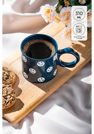 Emsan Smile Kupa 310 Ml Lacivert
