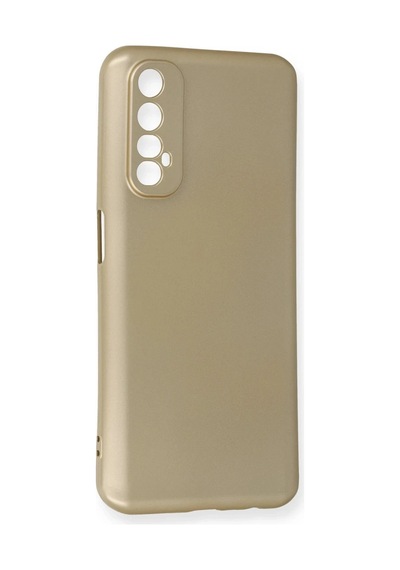 Mmb-trade Realme 7 Kılıf First Silikon - Gold Mmbz
