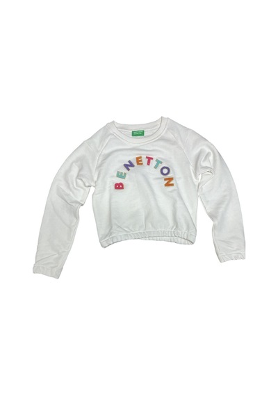 Benetton Çocuk Sweatshirt Bnt-g21567-015 Ekru
