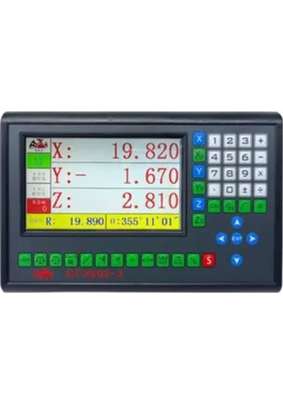 Edm Makinesi Ve Frezeleme İçin 3 Eksenli Dijital Okuma Dro Model Gcs903-3