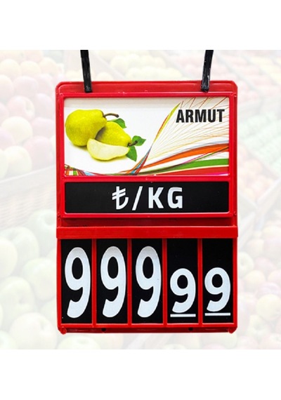 Beş Rakamlı Manav Kasetliği - Siyah Pakette 10 Adet