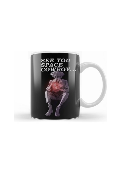See You Space Cowboy Bebop Kupa Bardak Porselen No24306 Karışık