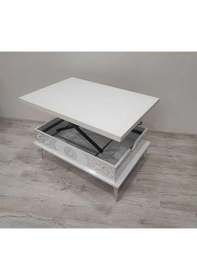 Aras 5 Kademeli Akıllı Sihirli Orta Sehpa 60x90 Gri