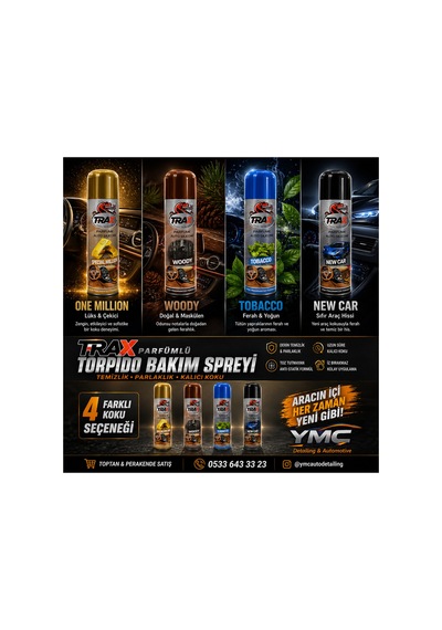 Parfümlü Torpido Bakım Ve Parlatıcı Sprey Tobaco