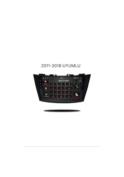 Snp Serisi Suzuki Swift 2011 - 2016 Uyumlu 4-64gb Hafıza Multimedya Sistemi Ve Geri Görüş Kamerası 9"