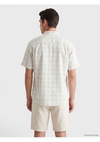 Lcwaıkıkı Classic Bej Regular Fit Ekose Erkek Gömlek