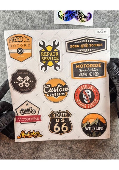 Bdls37 Küçük Boy 10lu Sticker Seti