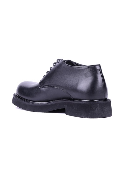 Shoetyle - Hakiki Deri Siyah Renk Kısa Erkek Bot - 666-58-04-1458 Siyah