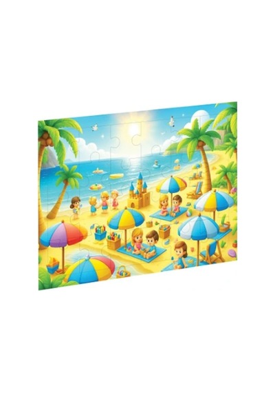 Ca Games Puzzle Minyatür Plaj Ahşap