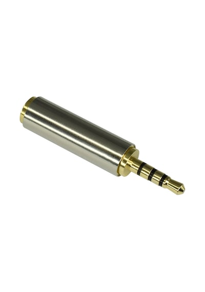 2.5Mm Erkek 3.5Mm Dişi 4 Boğumlu Stereo Kulaklık Jakı Dönüştürücü
